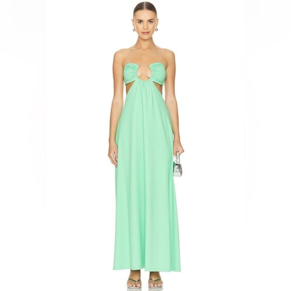 $228 PINK Susana Monaco Cutout dress in Knockout pink NWT SMALL - Picture 1 of 7